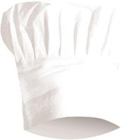 Toque blanche de chef cuisinier adulte (x1) REF/44001