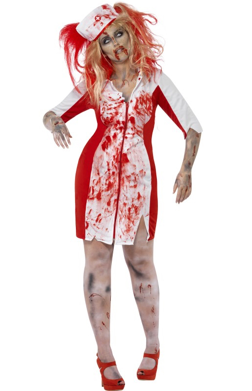 BinaryABC Accessoire de costume d'Halloween, chapeau d'infirmière avec  croix rouge, fournitures de fête d'Halloween : : Mode
